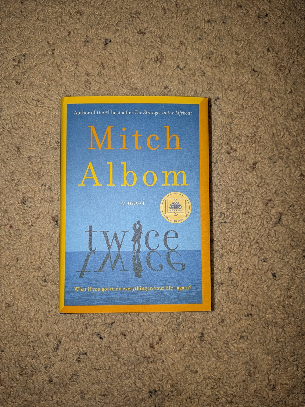 Twice - Blue and Yellow Hardcover Novel